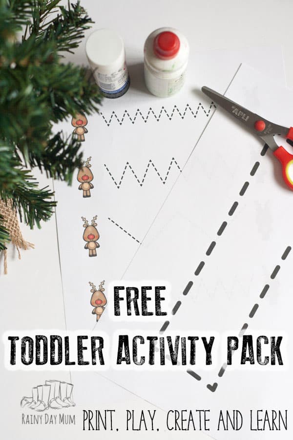 interest Image of some of the FREE Letter R Rudolph and Reindeer Activity Pack printable pages