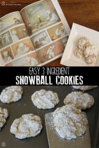 3 Ingredient Snowball Cookies to Cook with Your Kids