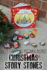 Jolly Christmas Postman Story Stones for Preschoolers