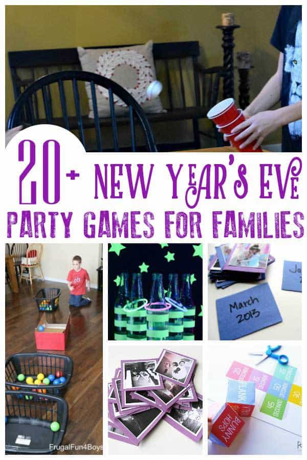Celebrate New Year's Eve together as a family with this selection of fun party games that families can enjoy together from games for toddlers to ones for couples to play once the kids go to bed.