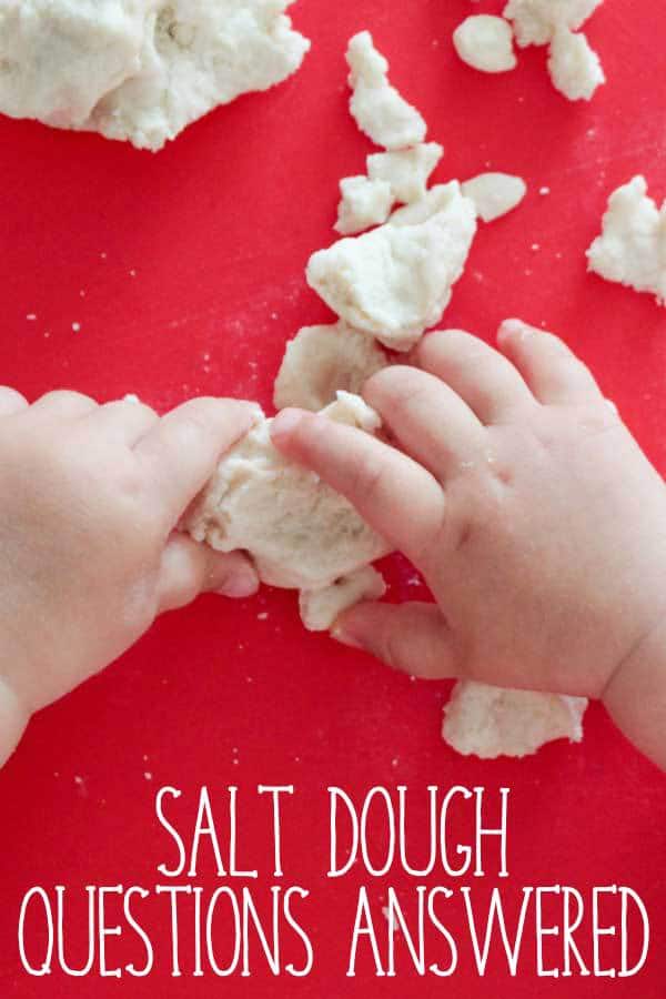 Your Salt Dough questions answered covering why things go wrong, how to store, what to use as an alternative if you don't have salt and many other problems and solutions to them.