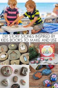 DIY Story Stones Inspired by Books for Toddlers and Preschoolers