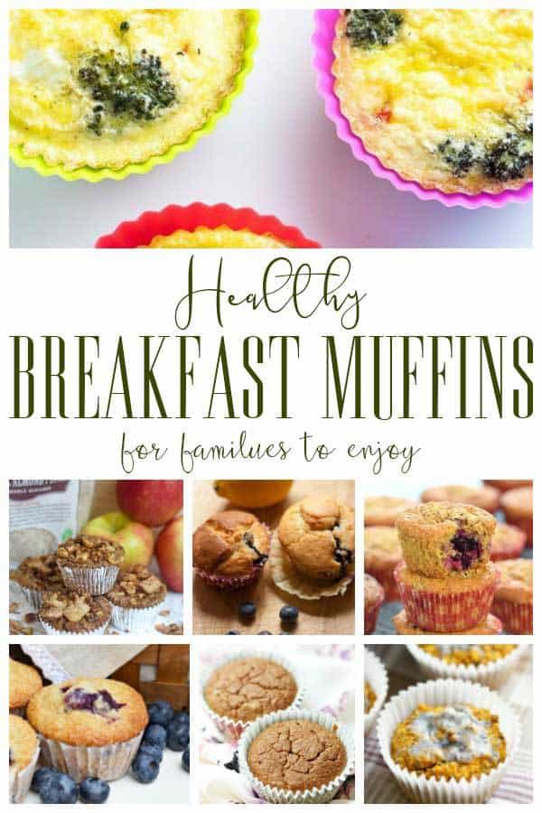 Healthy breakfast muffin recipes for kids and families