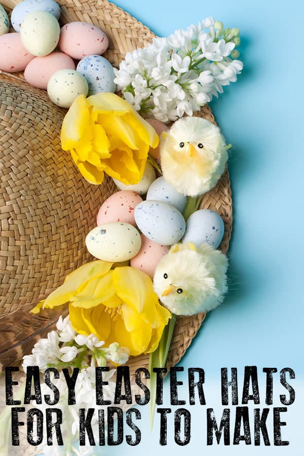 Pinnable image of an easy easter bonnet