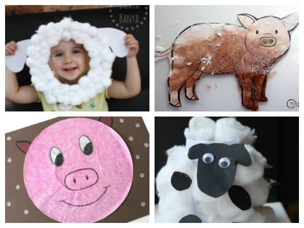 10 simple farm animal crafts ideal for spring to do with toddlers and preschoolers. These fun crafts are easy to do and set up and come with step-by-step instructions on getting creative with the little ones. Ideal for making at home or in your classroom.