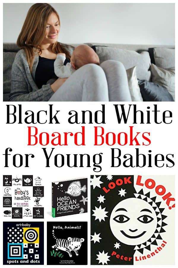 Pick up these black and white board books and spend some time reading together with your newborn and young babies. The high contrast images are ideal as they will be able to see the images and hearing your voice read the words will help language development and create memories you will look back on fondly.