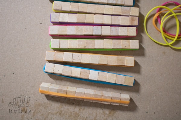 Create your own Base 10 Set for mathematics at a fraction of the cost of a bought set and made from natural materials too. Use the set of place value work, partitioning, addition and subtraction. An ideal DIY Math Manipulative for homeschooler, homework or in the classroom.