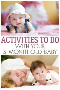 Activities to do with your 3-month-old baby