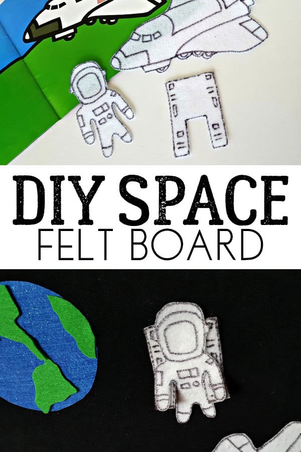 Inspire your little astronauts with this DIY space themed felt board ideal to make and then use as a busy bag or quiet time play.