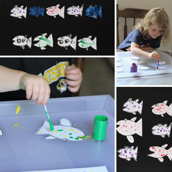 Combine Arts and mathematics and create your own Fish for pattern making for this Ocean themed hands-on Maths Activity for Kids.