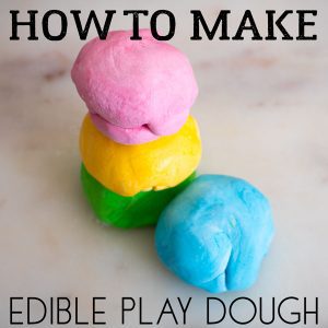 How to make Edible Playdough