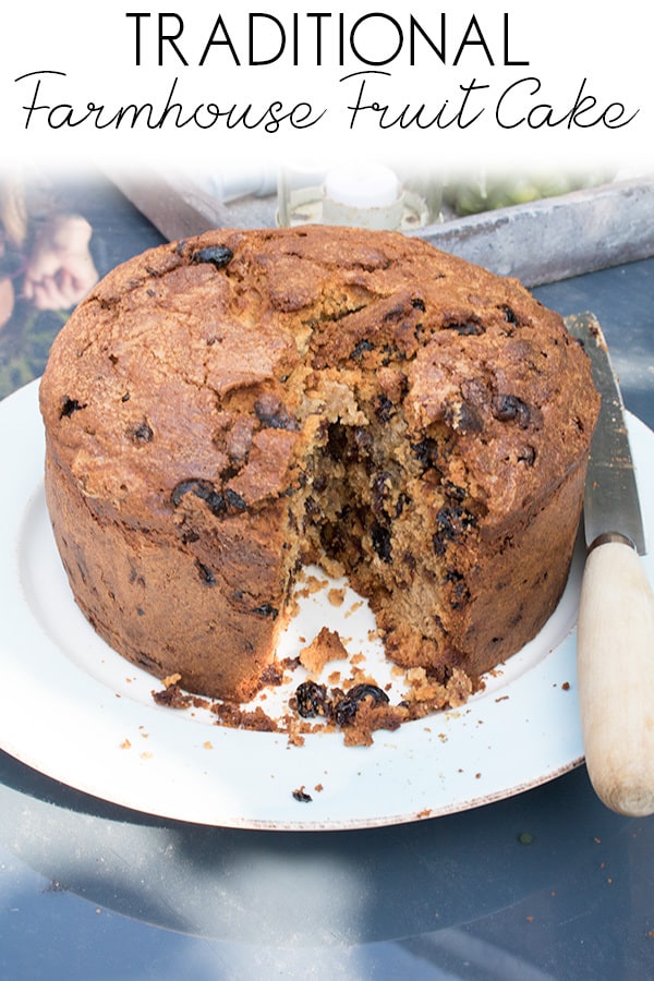 Delicious old fashioned fruitcake recipe, just like it's straight from the farmhouse. This classic recipe for afternoon tea or just to enjoy anytime.