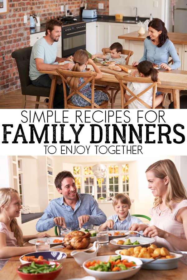 Tried and tested delicious family meal recipes that are easy to cook from quick midweek meals to those with a little more prep. Ideal for family dinners.