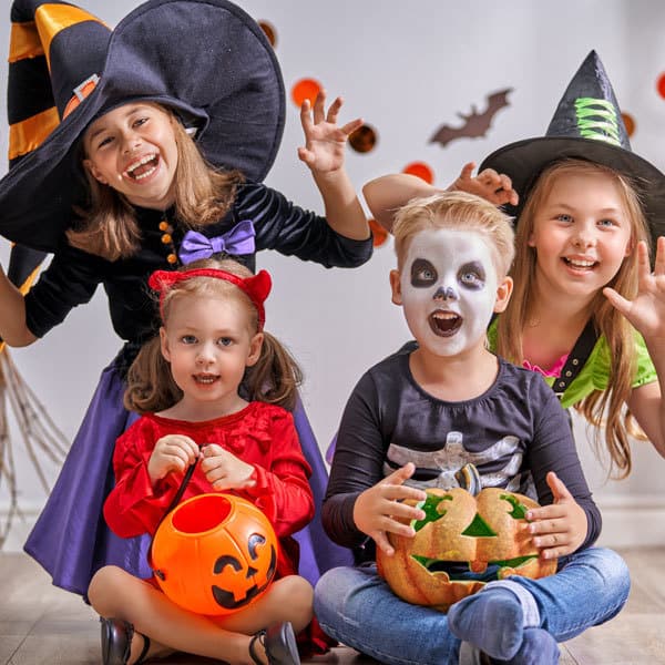 How to have a not so scary Halloween with your toddler. Top tips for celebrating the holiday and making it fun and easing the fear and worry.