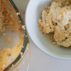 Delicious traditional rainy day and comfort dessert for family meals. This easy apple crumble recipe is quick to make and tastes amazing.