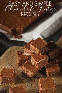 Delicious and simple chocolate fudge recipes that anyone can make