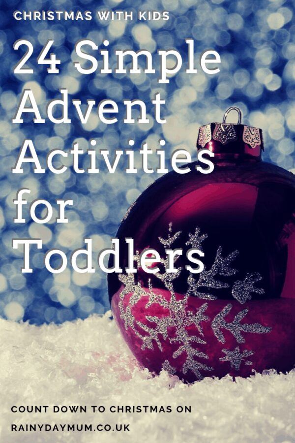 24 simple advent activities for toddlers