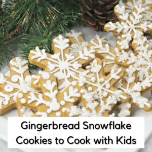 Easy Gingerbread Snowflake Recipe to Cook with Kids
