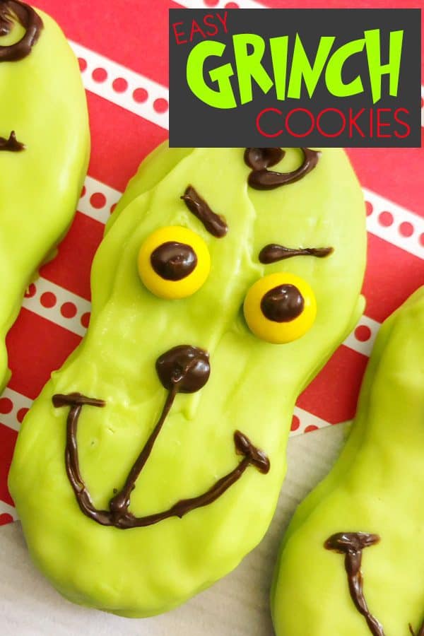 How the Grinch Stole Christmas Cookies - Easy Decorating for kids to make. Fun food for Christmas Parties and Movies Time.