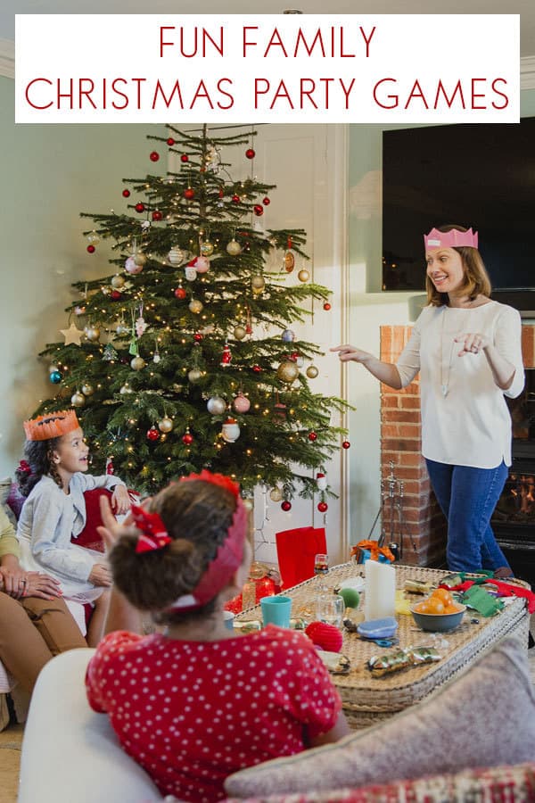 Fun Family Christmas Party Games including Charades to play during the holidays
