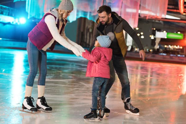 try ice-skating this winter with the kids a fun family activity to do