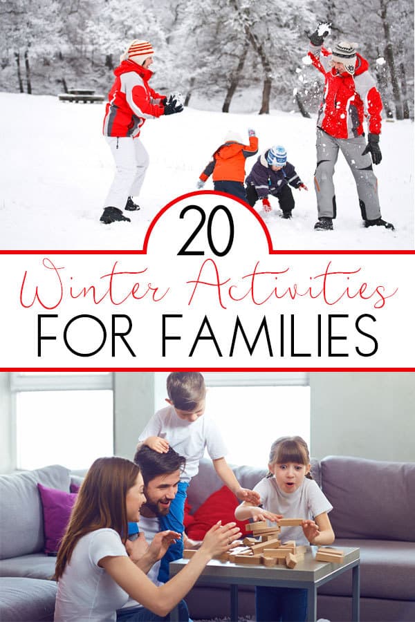 20 simple winter activities indoors and out for families to do together this year