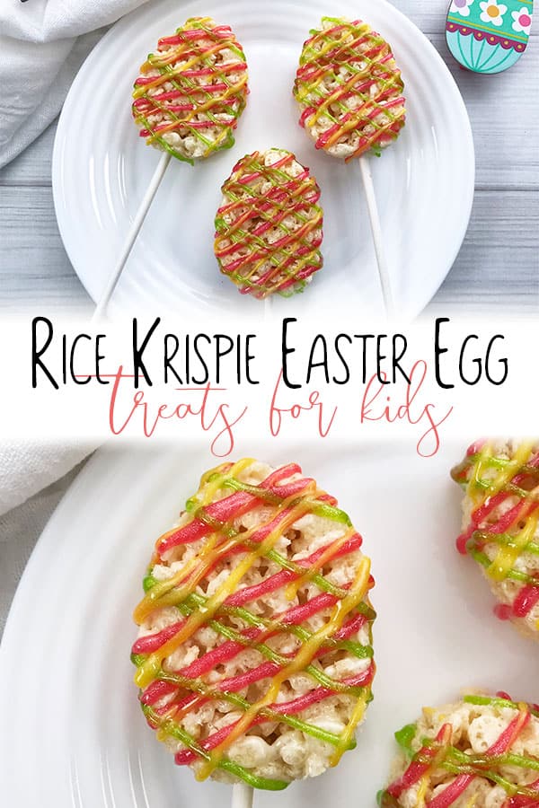 Simple idea using ready-made Rice Krispie Snacks to create a pretty tasty Easter treat perfect for parties or snack time with the kids