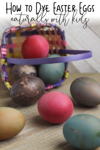 tutorial on how to dye Easter eggs naturally with plants
