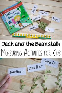 Jack and the Beanstalk Measurement Activity for Kids