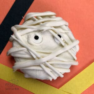 Halloween Mummy Treats made with Oreo Cookies