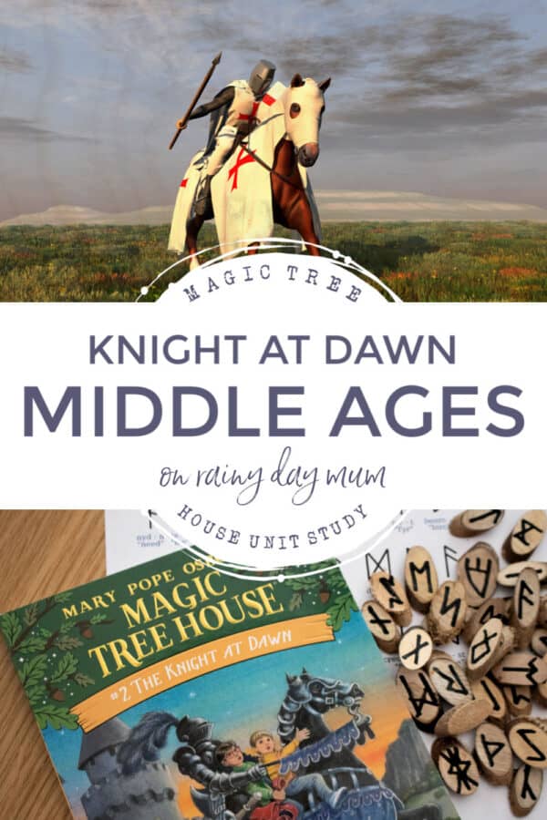 knight at dawn magic tree house book unit study for kids from 6 - 9