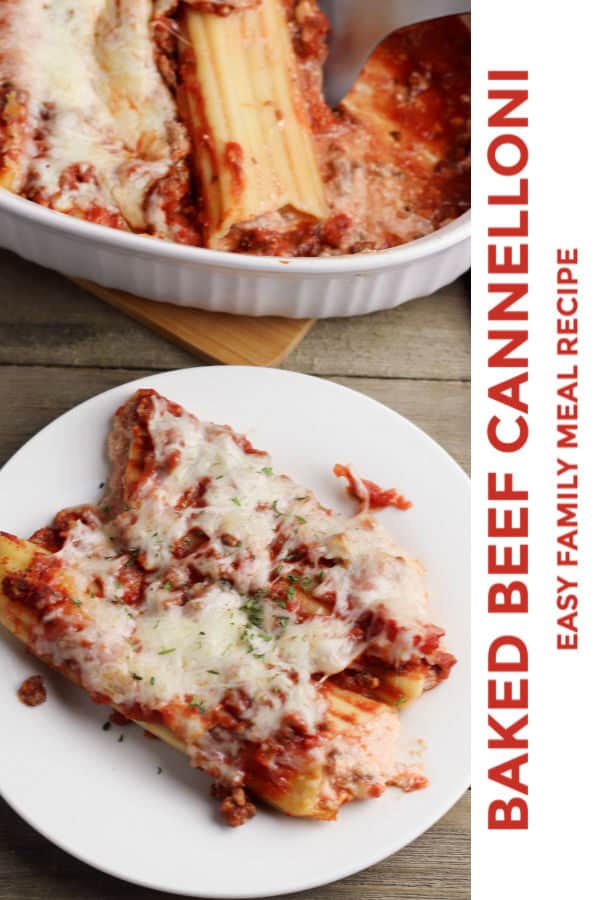 baked beef cannelloni recipe for easy family meals