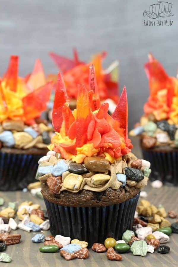 fireworks night party cupcakes