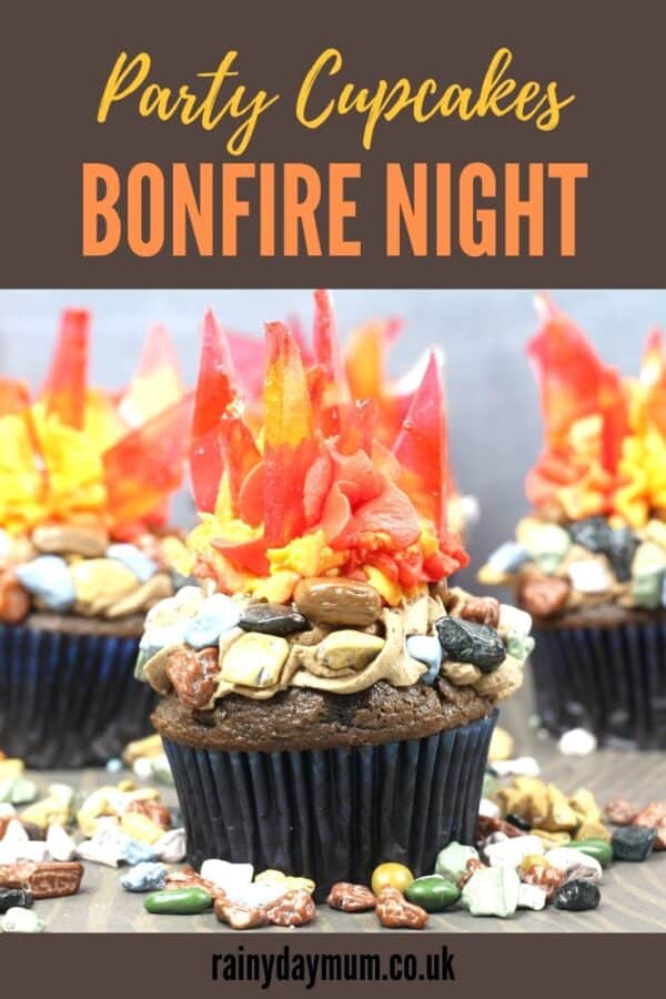 party cupcakes bonfire night ideas