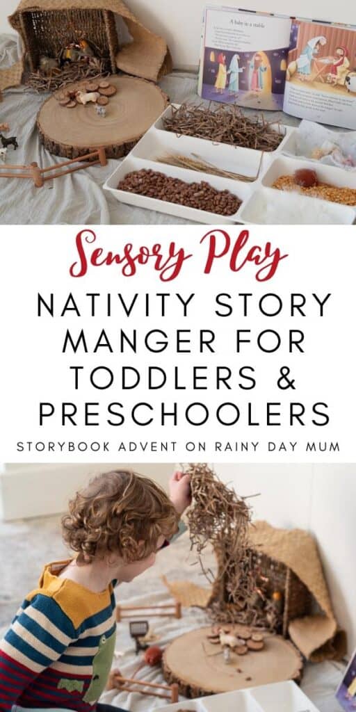 Nativity Story Sensory Play for Toddlers and Preschoolers