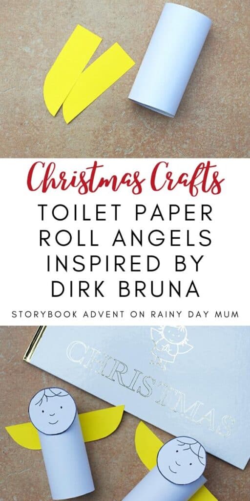 Christmas Craft toilet paper roll angels