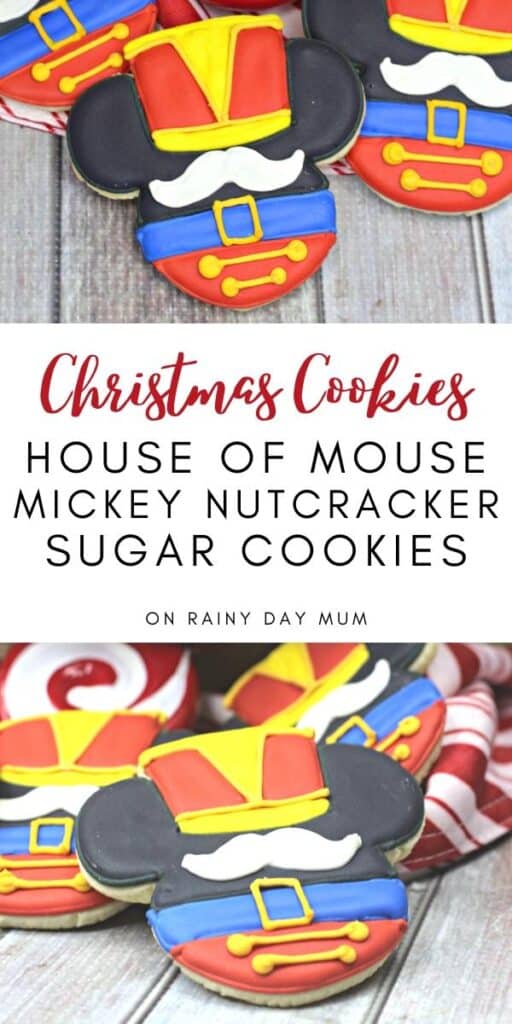 house of mouse mickey nutcracker sugar cookies