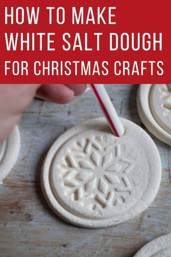 How to make white salt dough for Christmas Crafts