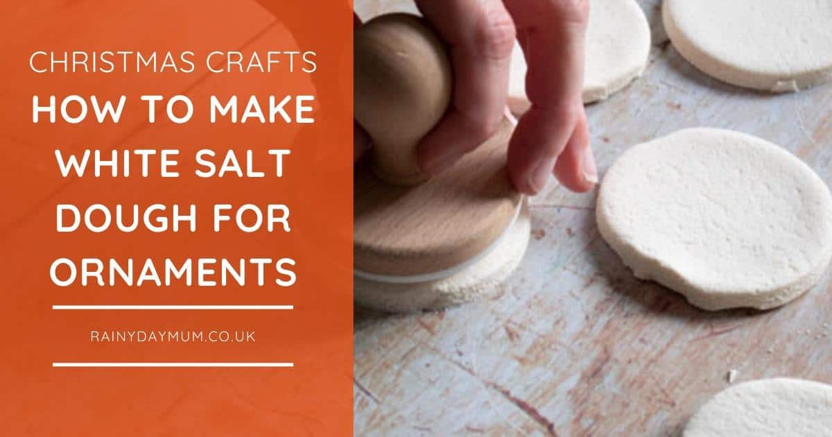 White Salt Dough Recipe for Oven and Air Drying Crafts