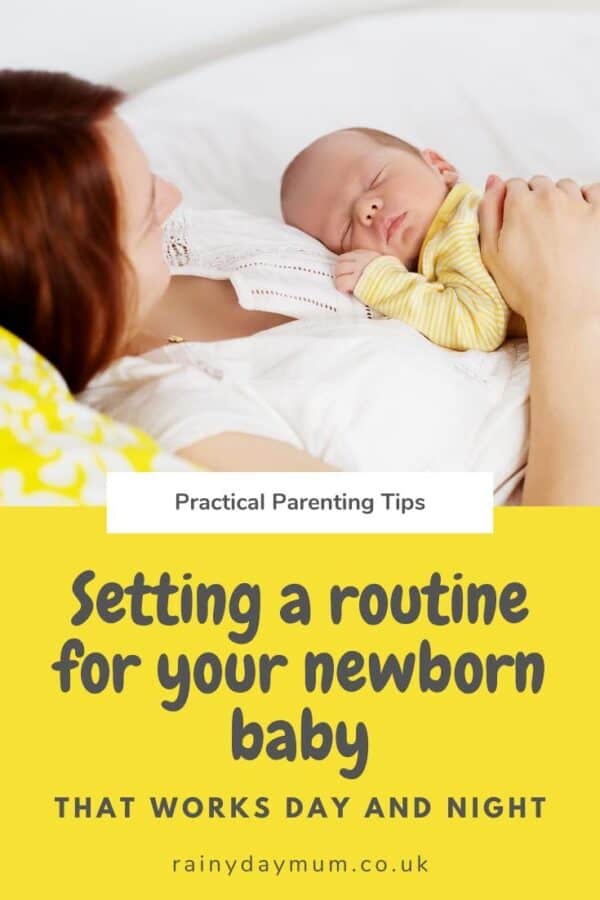 setting a routine for your newborn baby