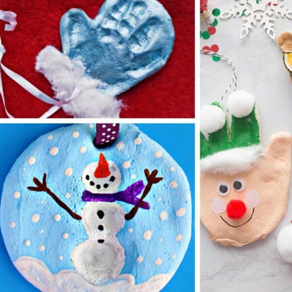 Christmas Craft Ideas for Kids - Salt Dough Handprint Ornaments to Make