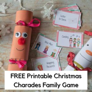 FREE Printable Christmas Charade Game for Families