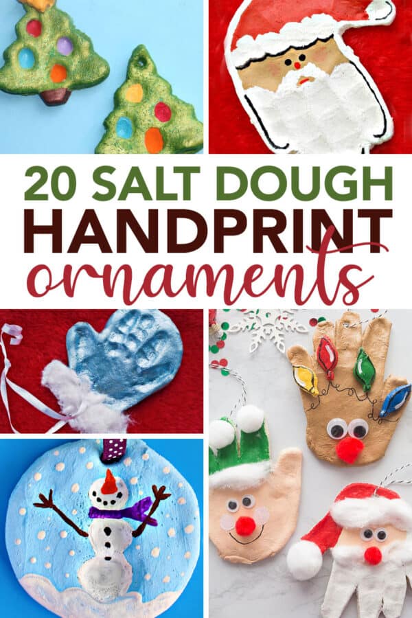 handprint salt dough ornaments to make with kids