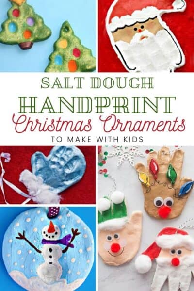 20+ Salt Dough Handprint Ornaments for Christmas Craft Ideas with Kids