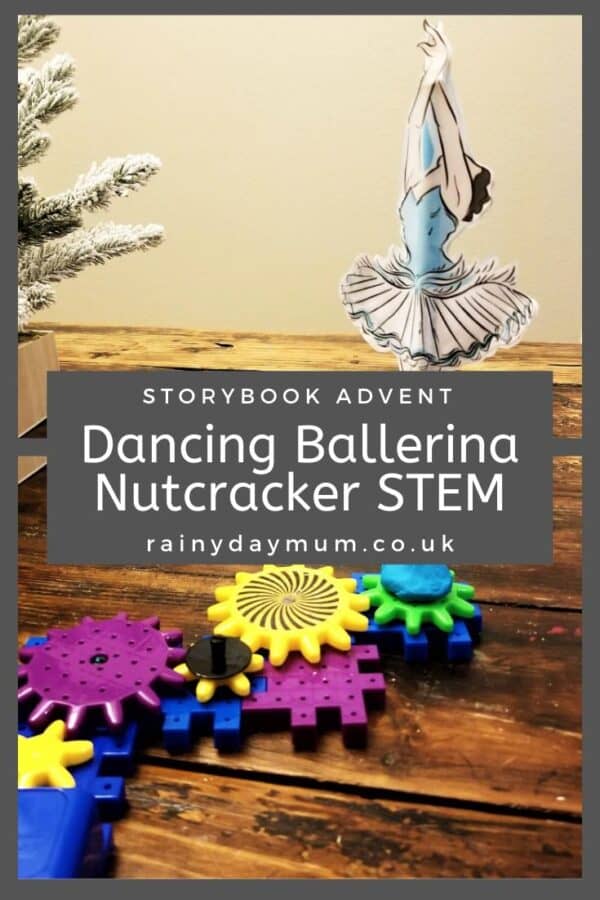 storybook advent dancing ballerina STEM Activity inspired by the Nutcracker