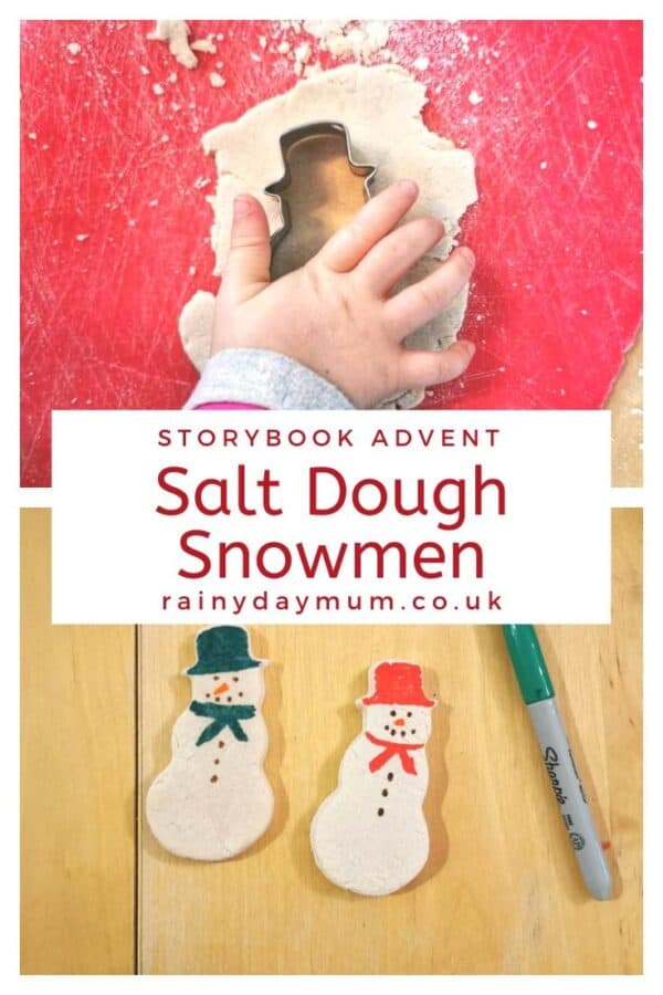 Salt Dough Snowmen