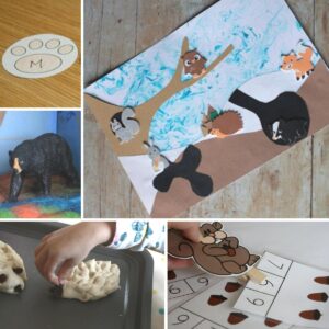 Winter Animal and Hibernation Activities and Crafts for Toddlers and Preschoolers