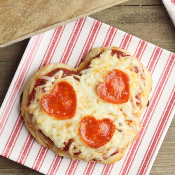 heart shaped pizza recipe to cook with kids