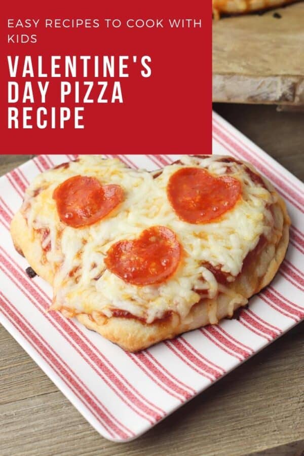 easy valentine's day pizza night recipe to cook and enjoy with the kids