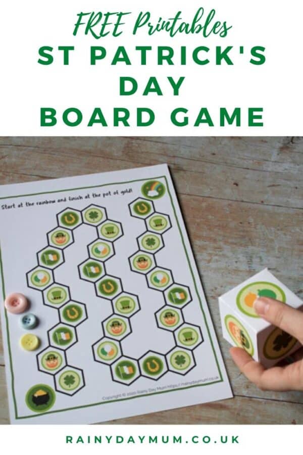 Free Printable St Patrick's Day Board Game